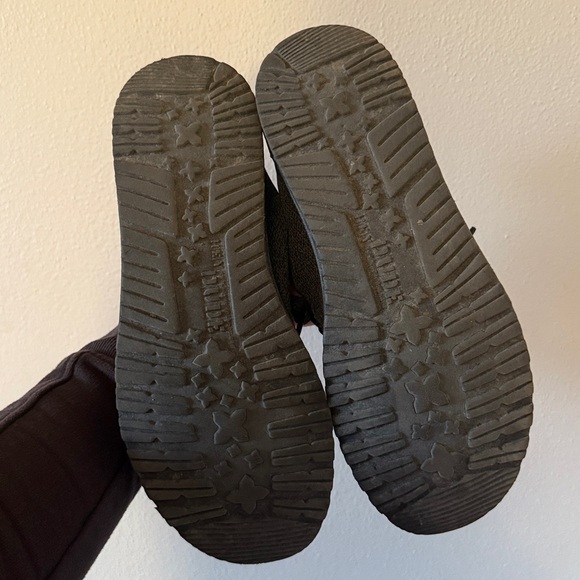 HeyDude Wendy Sox Monochromatic Black Shoes Size 9 - Picture 3 of 7